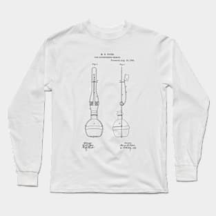 Fire extinguisher Vintage Patent Hand Drawing Long Sleeve T-Shirt